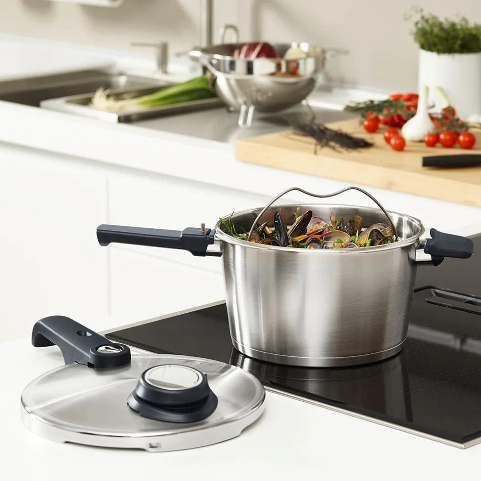 Olla a presión con cestillo (de 2,5 a 8 L) Vitavit Premium Fissler