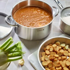 Olla baja de acero inoxidable Prim Appety de De Buyer