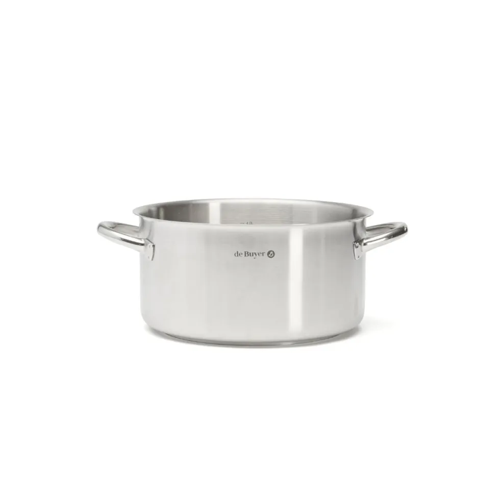 Olla baja de acero inoxidable Prim Appety de De Buyer