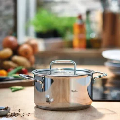 Olla con tapa de acero inoxidable Bonn Fissler