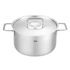 Olla con tapa de acero inoxidable Pure Fissler