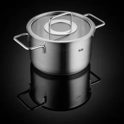 Olla de acero inoxidable con tapa de cristal Pure Fissler