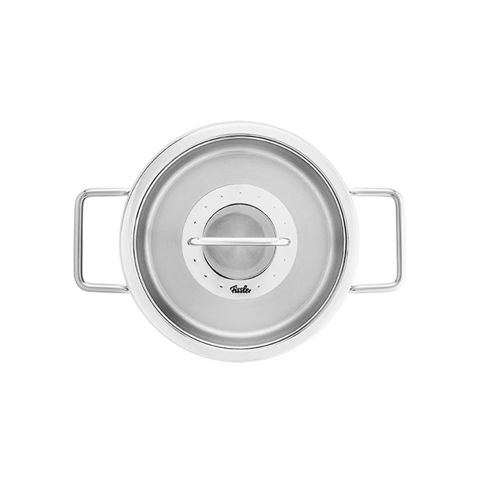 Olla de acero inoxidable con tapa de cristal Pure Fissler