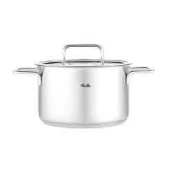 Olla de acero inoxidable con tapa de cristal Pure Fissler