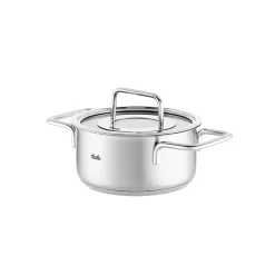 Olla de acero inoxidable con tapa de cristal Pure Fissler