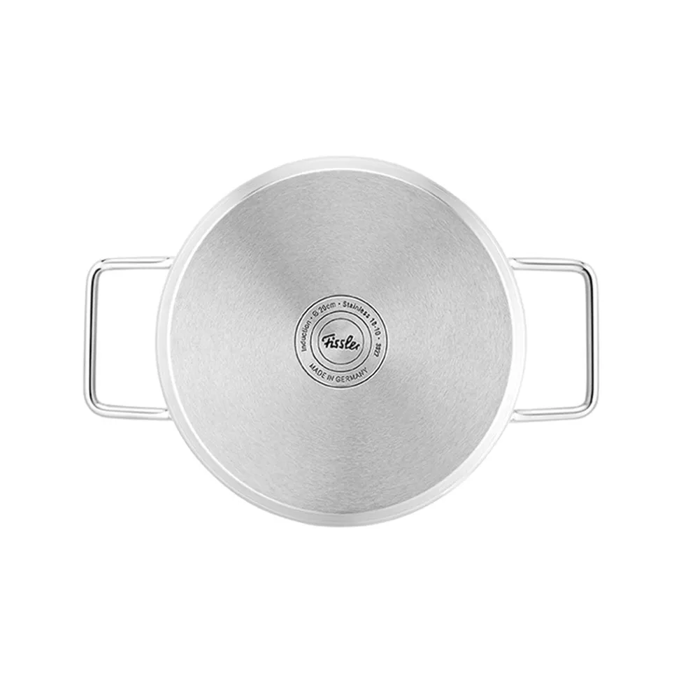 Olla de acero inoxidable con tapa de cristal Pure Fissler