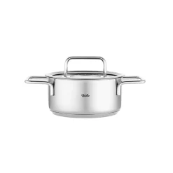 Olla de acero inoxidable con tapa de cristal Pure Fissler
