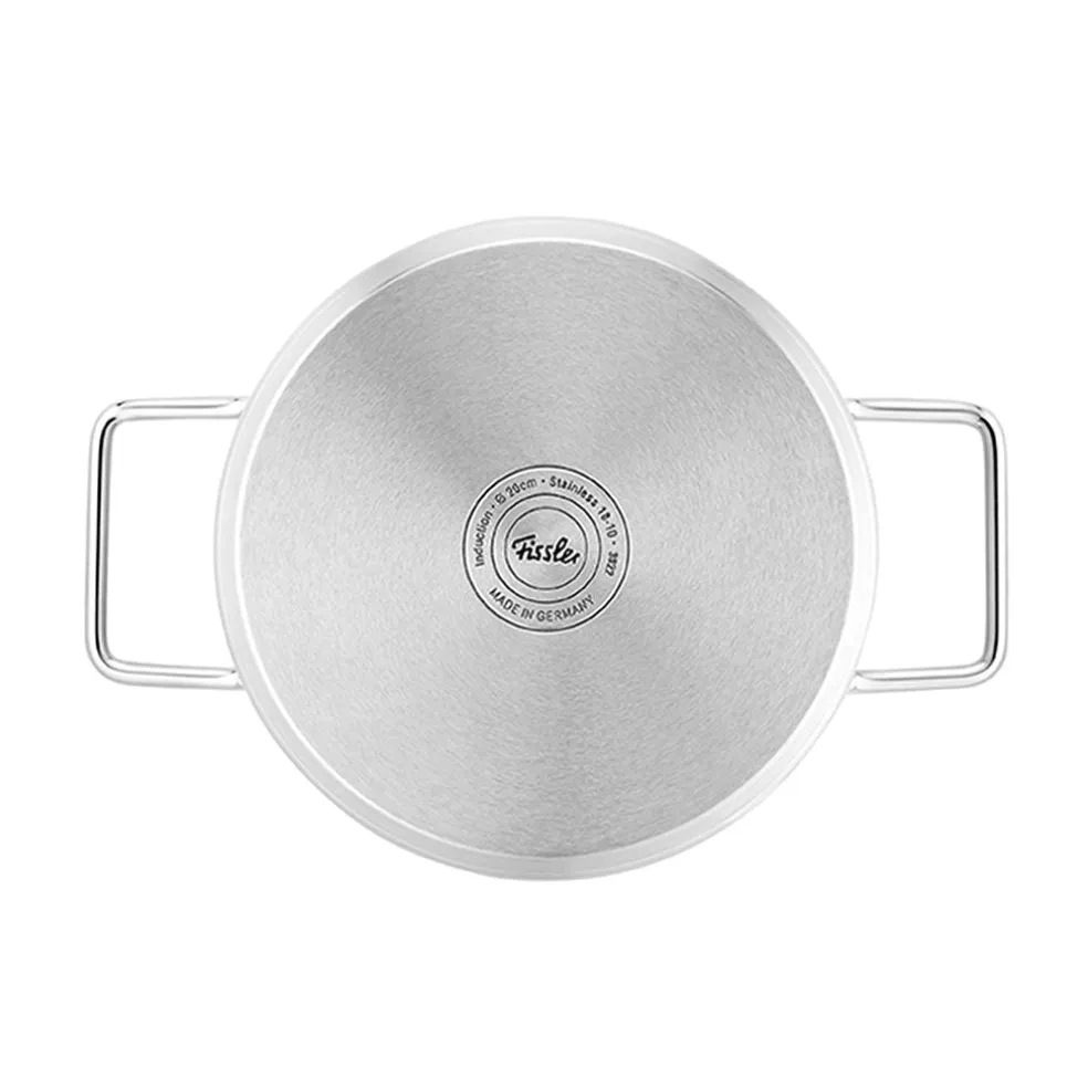 Olla de acero inoxidable con tapa de cristal Pure Fissler