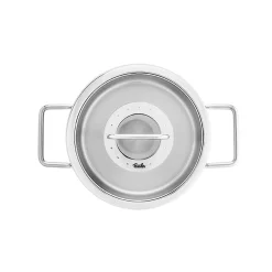 Olla de acero inoxidable con tapa de cristal Pure Fissler