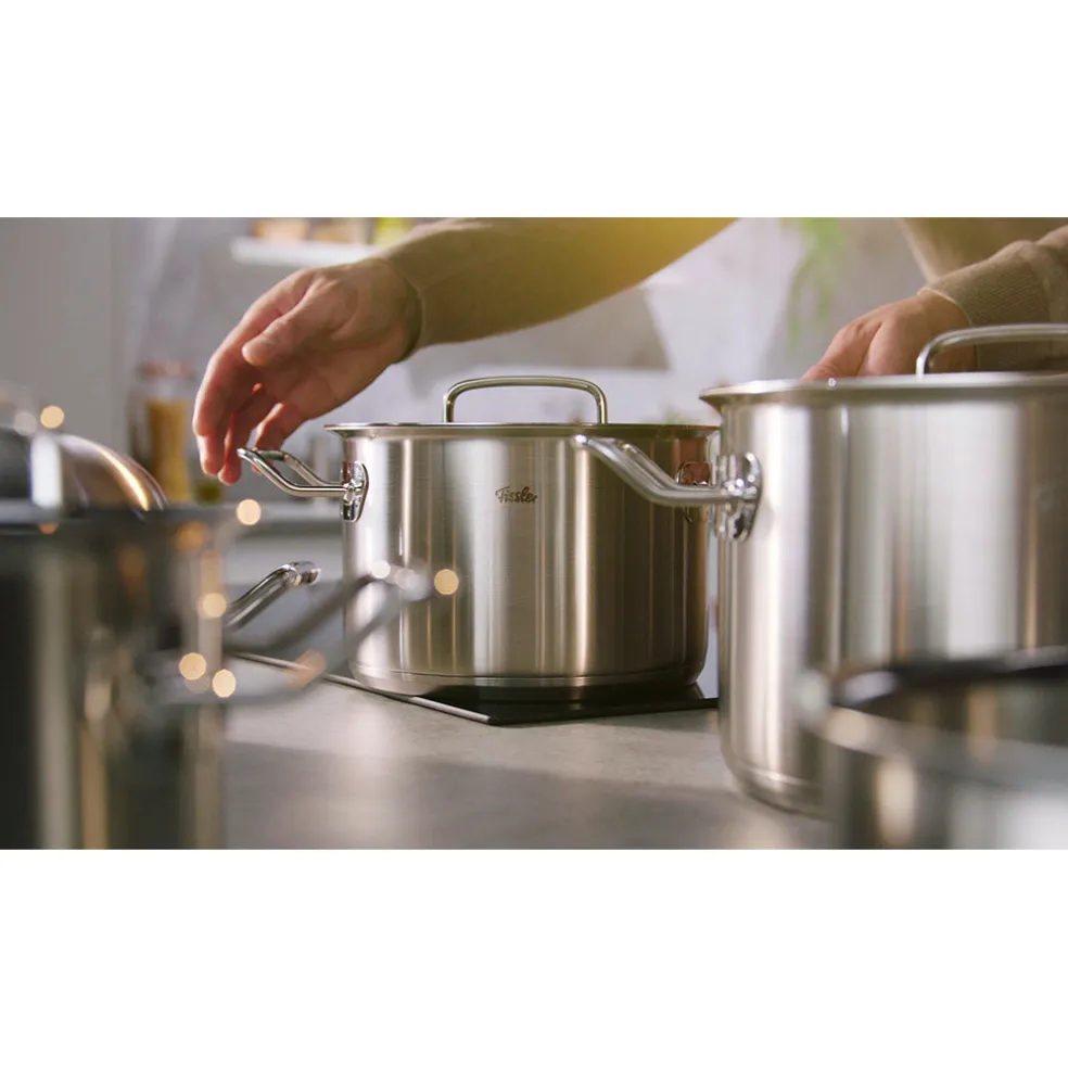 Olla de acero inoxidable con tapa Original-Profi Collection® Fissler