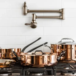 Olla de cobre Inocuivre con asas de inox De Buyer