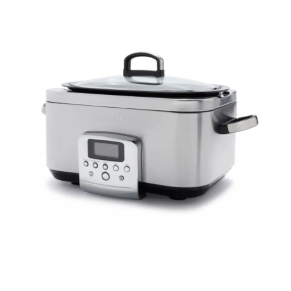 Olla de cocción lenta multifunción Elite de acero inoxidable GreenPan