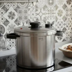 Olla rápida de acero inox Alto Cristel