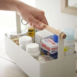 Organizador con asa de madera Yamazaki
