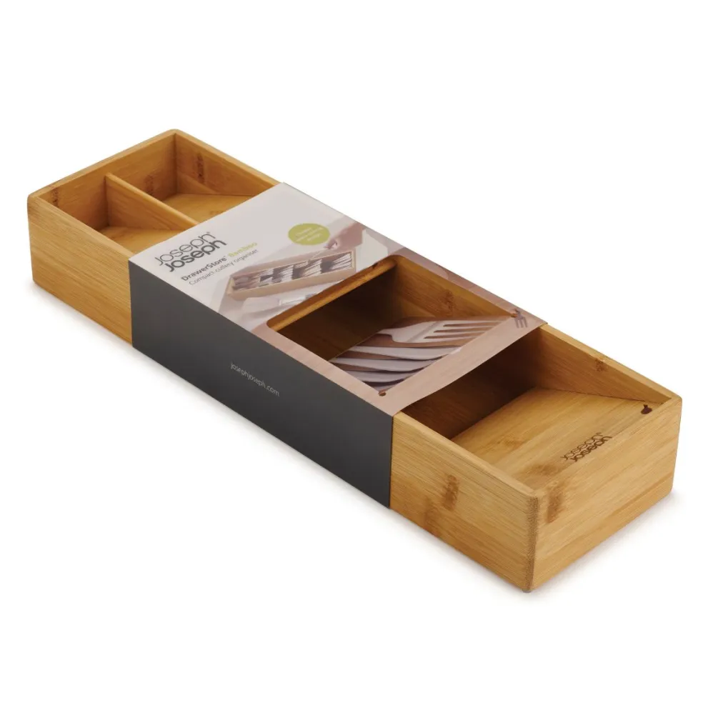Organizador de cubiertos de bambú DrawerStore Joseph Joseph