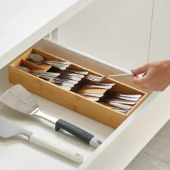 Organizador de cubiertos de bambú DrawerStore Joseph Joseph