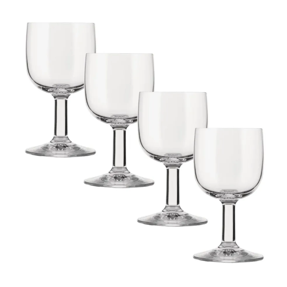 Pack de 4 copas Glass Family de Jasper Morrison Alessi