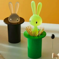 Palillero de resina termoplástica Magic Bunny Alessi