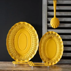 Panera inox oval Vintage de Roger Orfevre