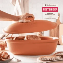 Panera ovalada de terracota Römertopf