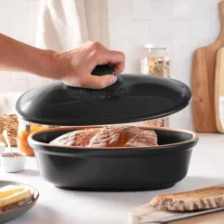 Panera ovalada de terracota Römertopf