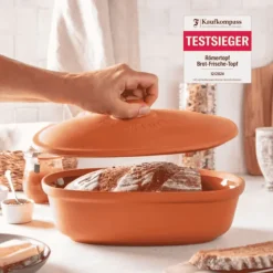 Panera ovalada de terracota Römertopf