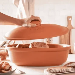Panera ovalada de terracota Römertopf