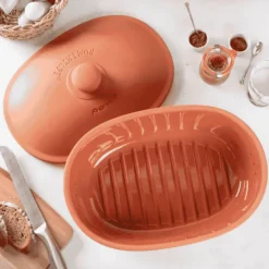 Panera ovalada de terracota Römertopf