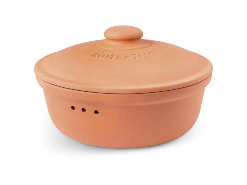 Panera redonda de terracota Römertopf