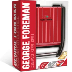 Parrilla Eléctrica Grill Compact George Foreman de Russell Hobbs