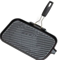 Parrilla grill con mango abatible cuadrada o rectangular Le Creuset