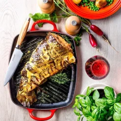 Parrilla grill rectangular honda Le Creuset