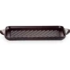 Parrilla grill rectangular Tradition 32 x 21,8 cm negra de Le Creuset