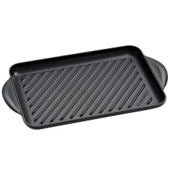 Parrilla grill rectangular Tradition 32 x 21,8 cm negra de Le Creuset