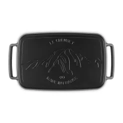 Parrilla lisa rectangular hierro fundido BBQ Outdoor Le Creuset
