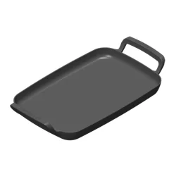Parrilla lisa rectangular hierro fundido BBQ Outdoor Le Creuset