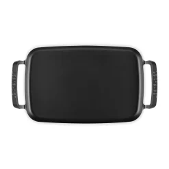 Parrilla lisa rectangular hierro fundido BBQ Outdoor Le Creuset