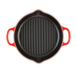 Parrilla tipo skillet redonda alta grill Evolution Le Creuset
