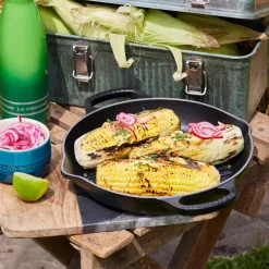 Parrilla tipo skillet redonda alta grill Evolution Le Creuset