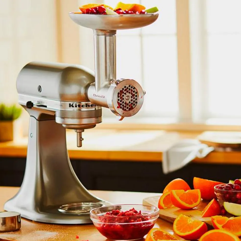 Picadora metálica con accesorios KitchenAid