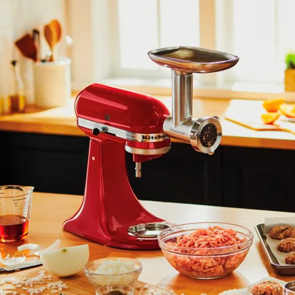 Picadora metálica con accesorios KitchenAid
