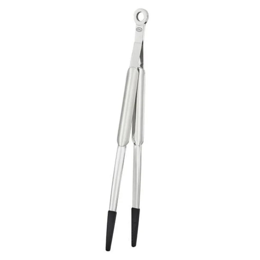 Pinzas de acero inox. con punta de silicona 32cm Rösle