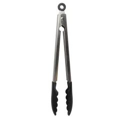 Pinzas de silicona negras KitchenAid