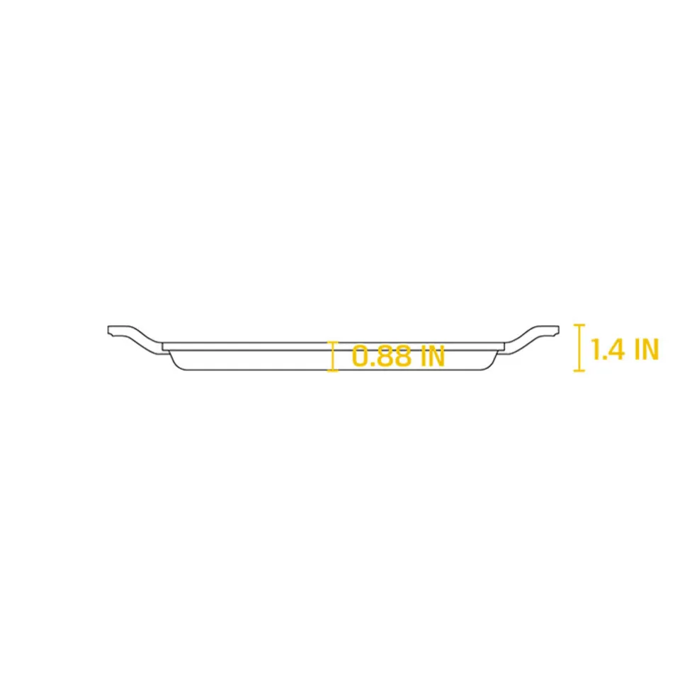 Plancha grill cuadrada con asas 28cm Chef Collection Lodge