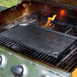 Plancha grill XL Rectangular y Reversible de hierro Lodge