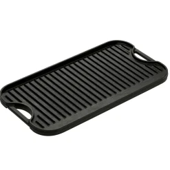Plancha grill XL Rectangular y Reversible de hierro Lodge