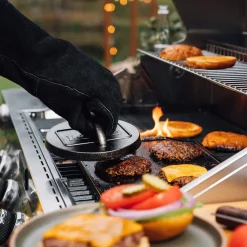 Plancha grill XL Rectangular y Reversible de hierro Lodge
