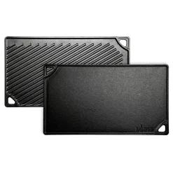 Plancha grill XL Rectangular y Reversible de hierro Lodge