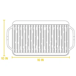 Plancha grill XXL reversible de hierro Chef Lodge