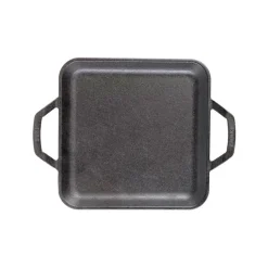 Plancha lisa cuadrada con asas 28cm Chef Collection Lodge